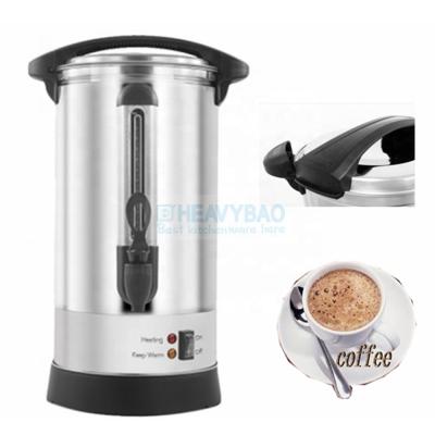 China Keep Hot Buffet Equipment Heavybao Single Wall Electric Coffee Urn Dispenser for sale