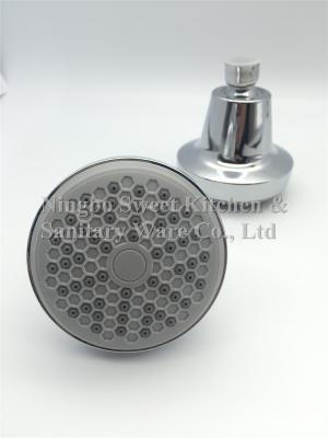 China ABS plastic material round chrome plating shower head top shower rain shower wholesale for sale