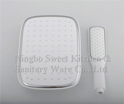 China Single fuction shower head hand shower set overhead shower rain shower bathroom for sale