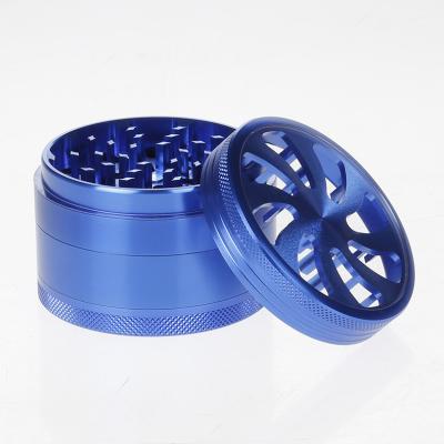 China New-fashion 63MM aluminum alloy accessories custom logo smoking grinder LV630P for sale