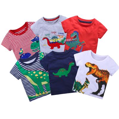 China Anti-pilling T-shirt Cotton Kids Boys Shirts Summer Cartoon Clothes Baby Boy's T-shirt for sale