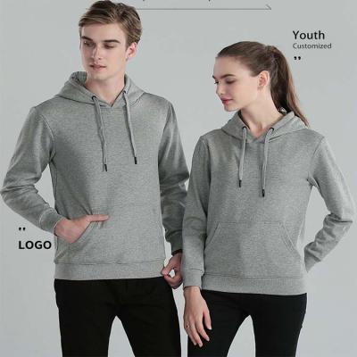 China Anti-wrinkle loose long sleeve 350grams pullover summer solid soft empty hoodies for men for sale