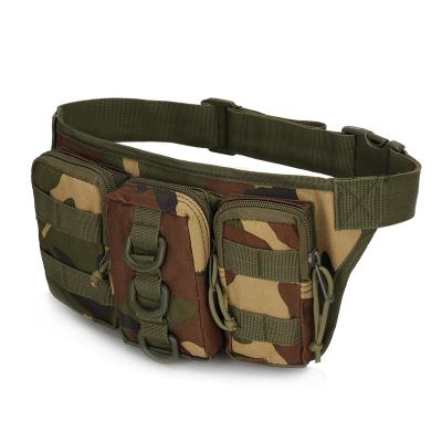 China Wholesale Waterproof Mini Waist Bag Tactical Camouflage Training Waist Bag Outdoor Waterproof Sports Bag for sale