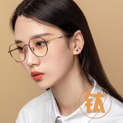 China Vintage Full-rim Glasses Blue Light Blocking Titanium Glasses Glasses/Reading Glasses Sunglasses/Anti Myopia Glasses Ready Goods for sale