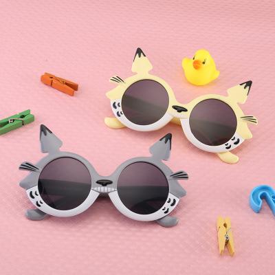 China Fashion Sunglasses Cute Cartoon Children's Silicone Sunglasses for Men and Women Baby Polarized Anti-UV Glass Shade Kids Outdoor Lenses for sale