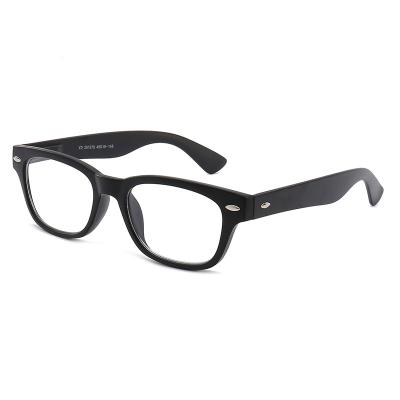 China Reading Glasses Wholesale Square Frame PC Vintage Reading Glasses Unisex Material Ready Made Reading Glasses for sale