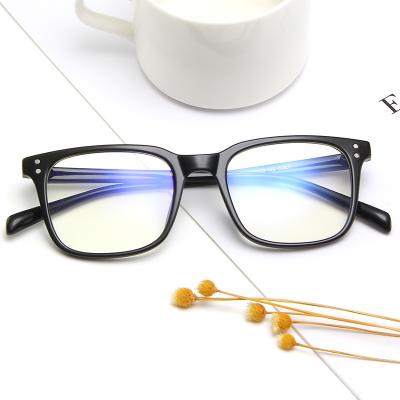 China Korean New Arrival Blue TR90 Glasses Glasses/Reading Glass Sunglasses/Myopia Les Anti Sight Blue Light Blocking Simple Glasses for sale