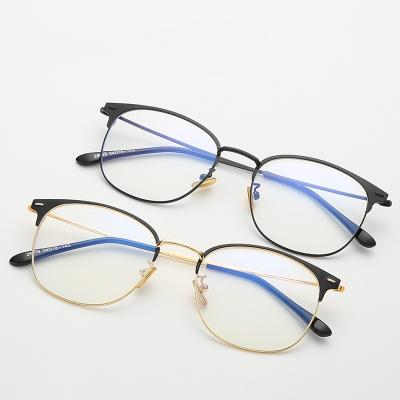 China Reading Glasses/Myopia/Blue Light Sunglasses Glasses Anti Blocking New Arrival Plain Full-rim Glass TR90 Glass Fast Delivery for sale