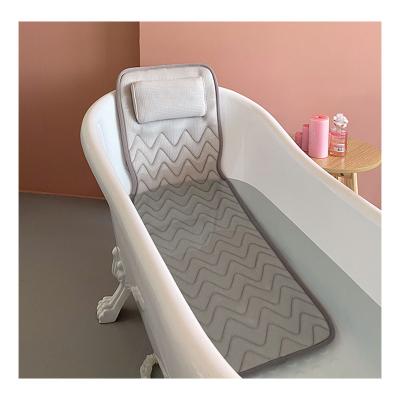 China Sustainable Amazon Best Seller Full Body Washable And Luxury Bath Cushion for sale