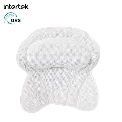 China Sustainable Hot Sale Home GRS Spa Bath Pillow Full Body With Polyester Fiber Pillow for sale