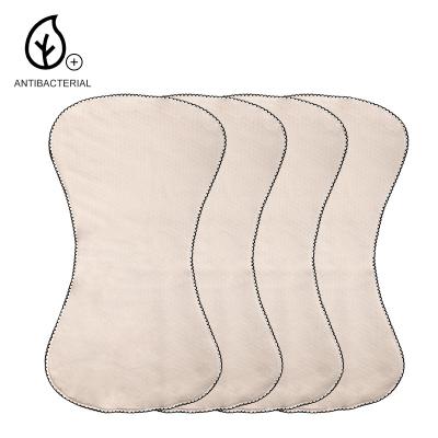 China 100% Soft Natural Logo Anti-allergy Eco-friendly Custom Muslin Burp Fabric For Baby 100% Organic Cotton for sale