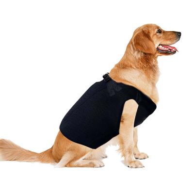 China Durable Elastic Anti-mosquito And Flea Breathable Pet Vest Worry And Relaxation Coat 3D Fabric Dog Clothes Dog Clothes for sale