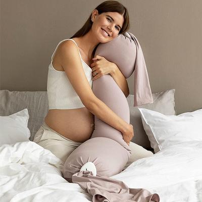 China High Quality Maternity Pillow Folded Pregnancy Body Sleeping Comfortable and Soft Body Pillow for sale