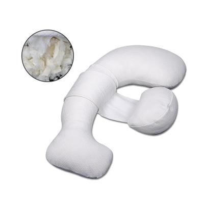 China Wholesale Folded Relieve Stress Full Body Maternity Pillow Pregnancy Pillow With Lavender Essential Oil for sale