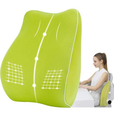 China Hot Selling 3D Air Mesh Washable Breathable Back Cushion Support Cushion Lumbar Pillow for sale