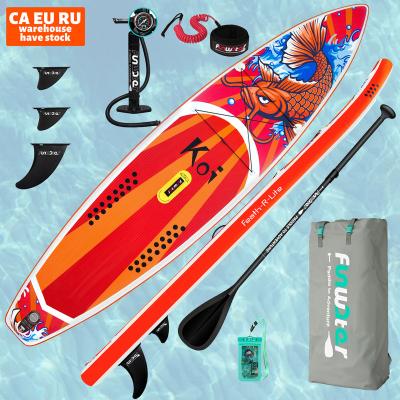 China Men FUNWATER Dropshipping OEM sup koi paddle board paddel sup boards inflatable surfing surfboard sales water sports surfingboard for sale