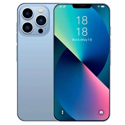 China Original Beauty Promax Camera I13 6.7 inch 16GB+256GB Android Smartphone 10 Core 5G LET Phone HD Screen Face ID Global Version Mobile Phone for sale