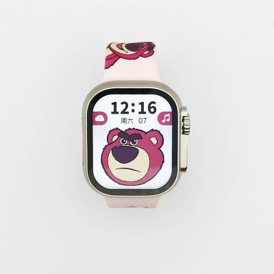 China 2023 42mm Touch Screen Smart Watch 42mm Hot Selling Custom Sports Offline Payment Tips Cartoon Children Cute Update Bottom Waterproof for sale