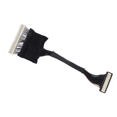 China 20 30 40 50 Pin Line LCD Display Panel LVDS Cable Custom Electronic Equipment Data Electronic PVC Twisted Wire 28AWG for sale