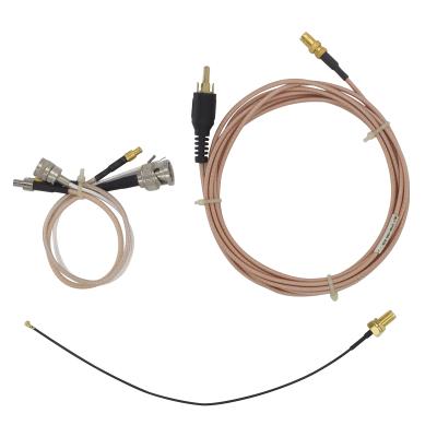 China OEM rf jumper pigtail coaxial cable 1.13/RG174/RG178/RG316/RG58/LMR200/LMR400 with /TNC/BNC/ ufl connector for sale