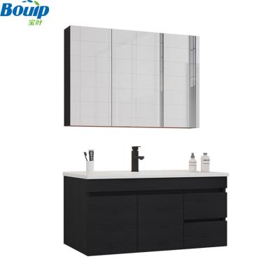 China The modern combination of modern bathroom cabinets is contemporary and contracted toilet wash gargle bathroom arch mirror arch for sale