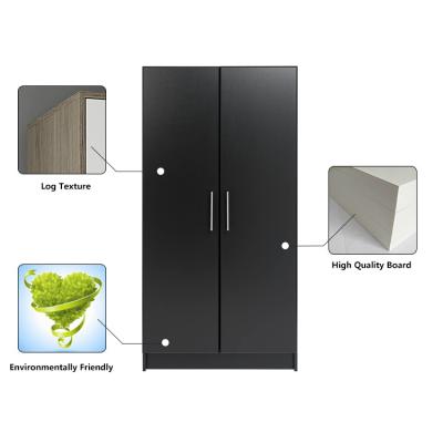 China Wholesale MDF Wardrobes Bedroom Cabinet (Other) Factory Furniture Wardrobe Storage Box Solid Single Double Doors Adjustable Wardrobe for sale