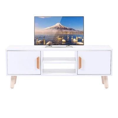 China Custom Customized Television Stands Living Room Modern TV Stands With Double Sliding Doors Drawer Storage Furniture TV Table for sale