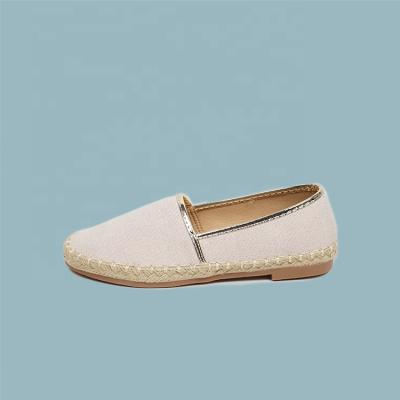 China Flat the female end of the fisherman shoes of the new 2021 lazy love straw hemp single shoes of leather shoes for sale