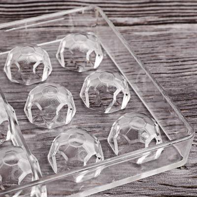 China Viable DIY Plastic Chocolate Mold Viable For Kitchen Window Transparent Color Box for sale