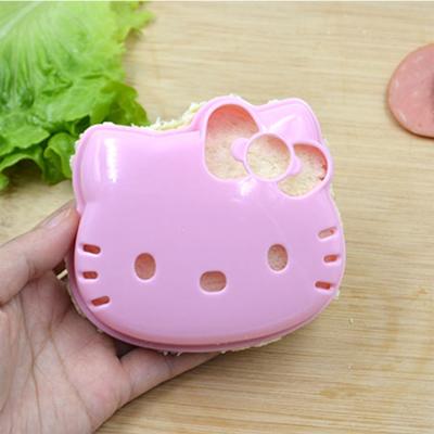 China Kitty Plastic Sandwich Cutter Viable Cute Viable Biscuit Factory SHANGBEI for sale