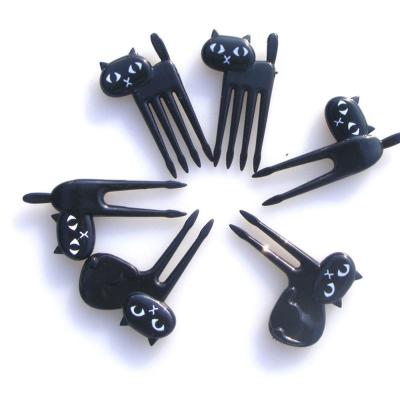 China 6Pcs Disposable Animal Food Picks And Forks For Kids Bento Box Decoration for sale