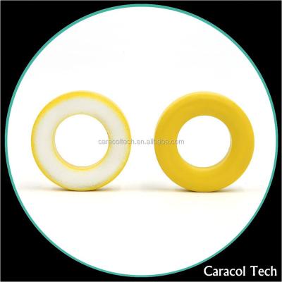 China Yellow And White Color KT106-26 Choke Coil Soft Iron Powder Coil Cores for sale