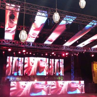 China Event display indoor rental stage background led display big screen P3.91mm 500*500mm best selling led display for indoor for sale