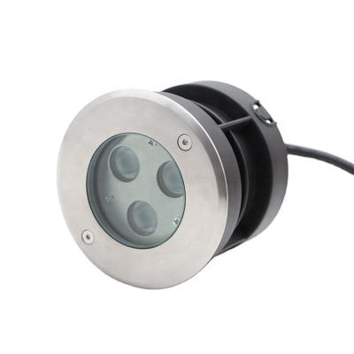 China Garden KOL-406A 3W DC 12V/DC 24V/AC 85-265V Multi Color IP67 LED Underground Light For Garden for sale