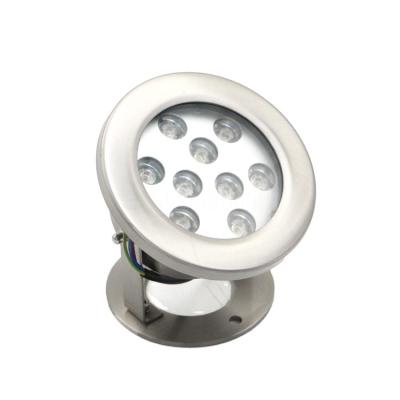 China Swimming Pool Price KOL-415A 6W Colorful DC 24V IP68 LED Underwater Light Good For Swimming Pool for sale