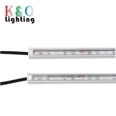 China Slim Linear Building Facade LED SMD5050 60 leds/m LED Strip Light Bar With Aluminum Profile for sale