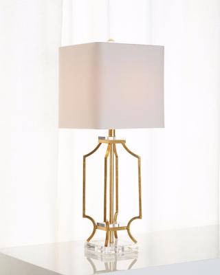 China Modern American Style Light Source Metal Energy Saving Golden Table Lamp For Hotel for sale