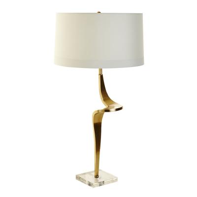 China Modern Luxury Gold Finish Metal Table Lamp For Home Decoration for sale