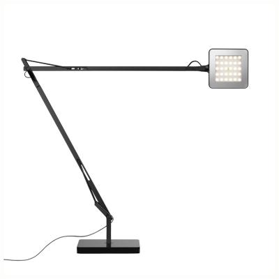 China Hotel Office Home Hotel Aluminum Rod LED Reading Study Desk Lamp Adjustable Slim Pantograph Modern Spanish Wholesale Modern Double Decor for sale