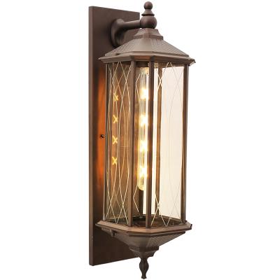 China Factory price decorative antique outdoor waterproof wall lamp for villa hallway for sale