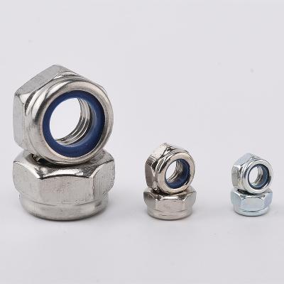 China Heavy Industry Top Fashion M10 Metal Anti-theft Universal Head Fixed Furniture Hardware Screw Bolt Stainless Steel Hexagon Flange Non-Slip Nut for sale