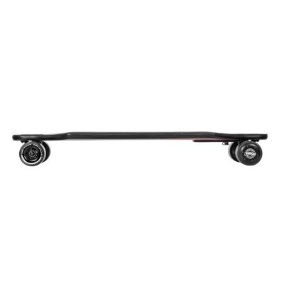 China Adult EU free shipping 4 wheel electric skateboard long board 10ply Canadian maple ultra thin electric skateboard for sale