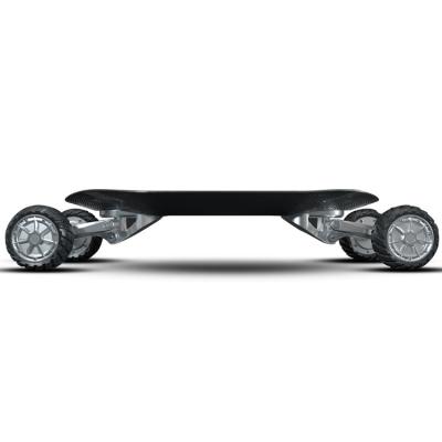 China Mountainboard Skateboard Teamgee H9V carbon fibre skateboard high power all terrain electric skateboard off road tires electric mountainboard for sale