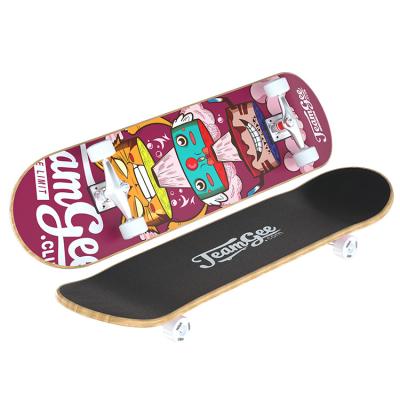 China Youngsters US warehouse fast delivery 7 ply canadian maple kids anime skateboard wholesale price cheap original skateboard for sale