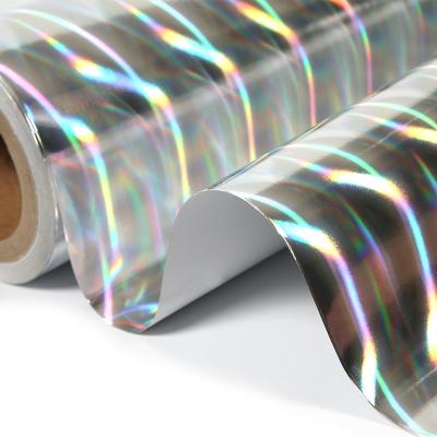 China Cheap customer transparent holographic lamination film moisture proof and holographic thermal lamination film metal clamp paper for sale