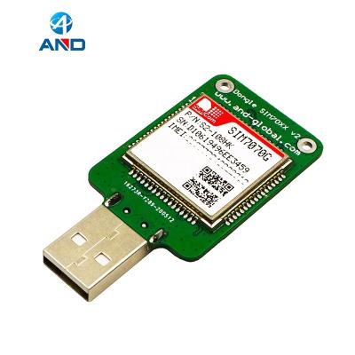 China Dongle SIM7070G, LTE USB Dongle CAT M NB-IoT GPRS 4G USB Module SIM7070G with NB Gps and Antenna for sale