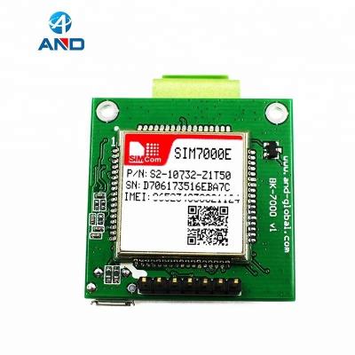 China SIM7000E LTE CATM1 EMTC IoT Module , MINI SIM 7000E SIM7000E Board Breakout Board with NB and Gps Antenna 37*37mm for sale