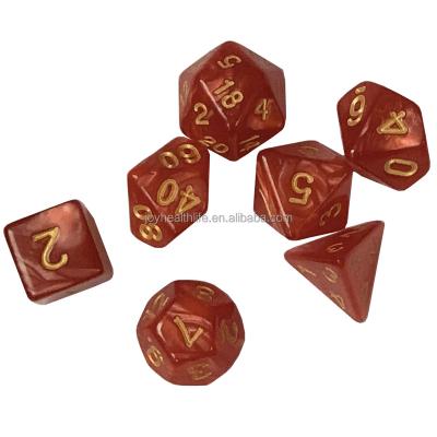 China Polyhedral Dies Durable Solid Resin Metal 20 Sided Die Cuts D20 Styles Set Bulk Mixed Multi Side Plastic Bag Set for sale