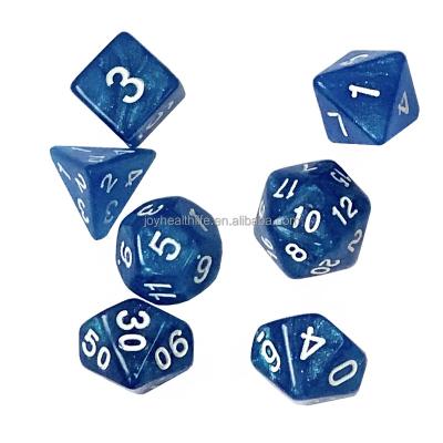 China Polyhedral Dies Durable Solid Resin Metal 20 Sided Die Cuts D20 Styles Set Bulk Mixed Multi Side Plastic Bag Set for sale