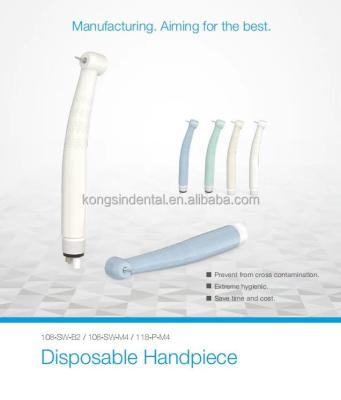 China Personal Use High Speed ​​Airotor 1.595-1.600mm Disposable Dental Handpiece for sale